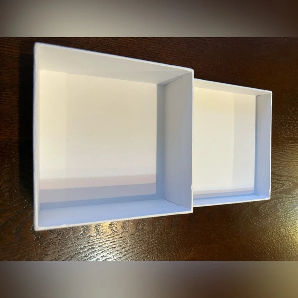 Dior Luxurious White Boxes with Gold Accents